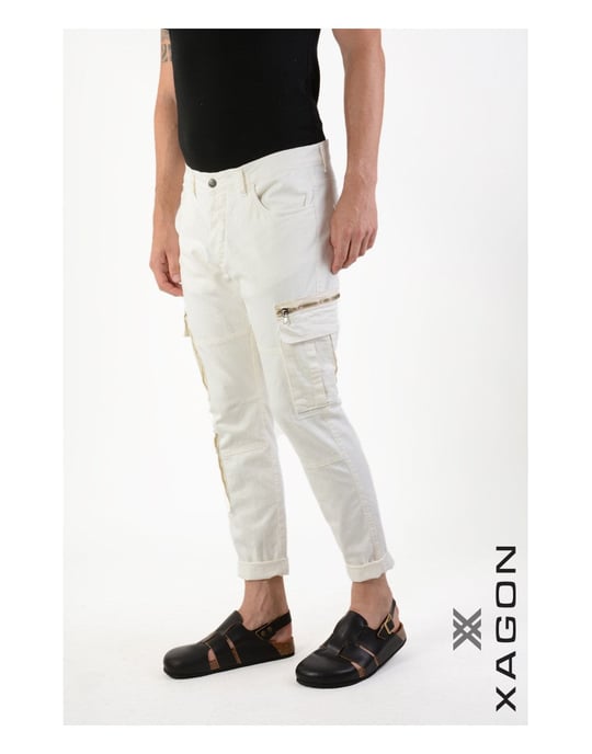 Xagon Trousers Cargo Men's Off-White - Image 2
