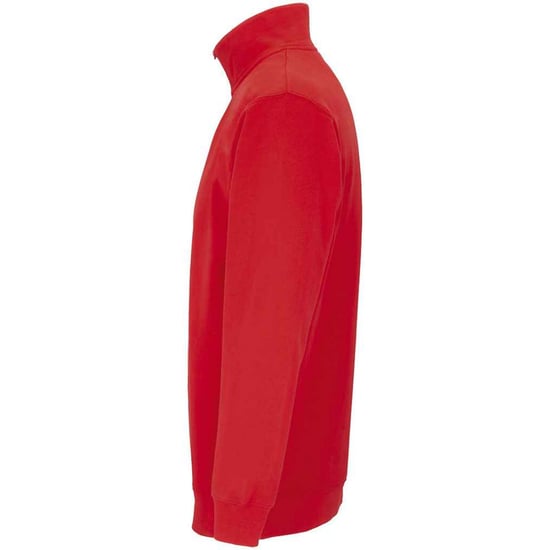 SOLS Uniseks Conrad Sweatshirt met Quarter Zip voor volwassenen (Helder rood) - Image 3