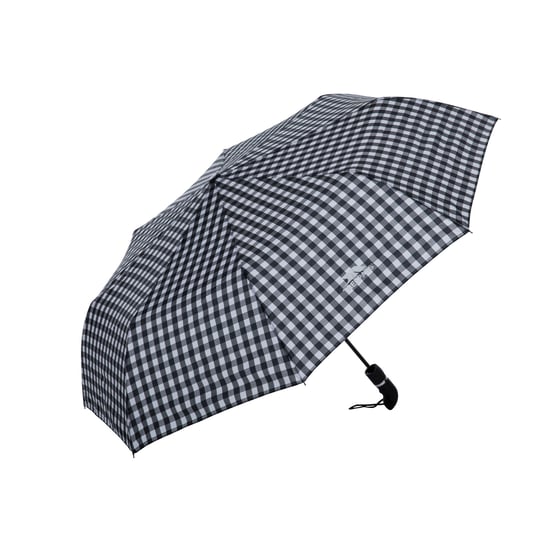 Trespass Dames Brolli Compact Paraplu (Zwarte cheque) - Image 1