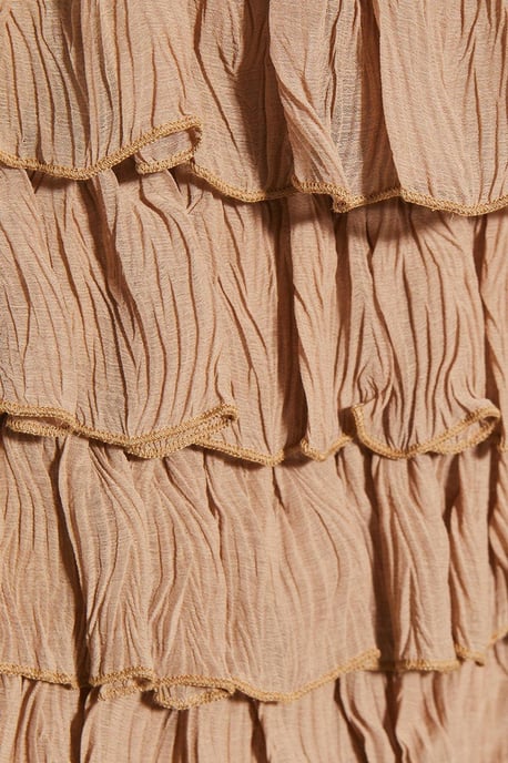Ruffle Hem Mini Skirt