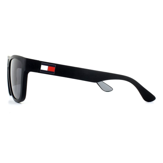 Tommy Hilfiger Square Mens Black Grey Sunglasses