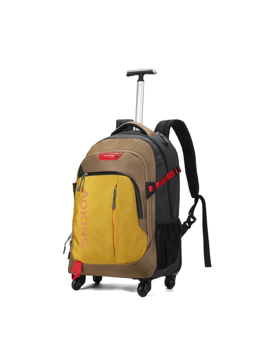 Aoking Backpack Unisex LIGHT BROWN - Image 2