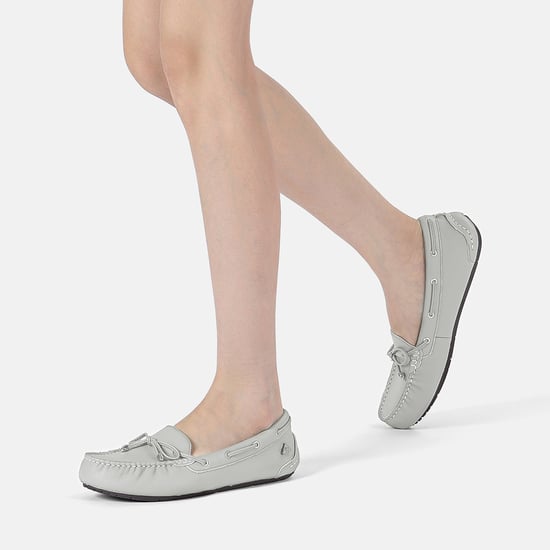 EVER AU Dames Leren Loafers - Grebes - Image 2