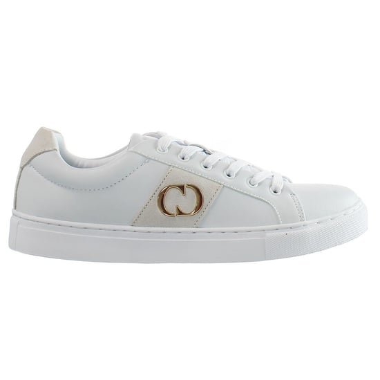 Criminal Damage Drift Mens White Trainers - Image 1
