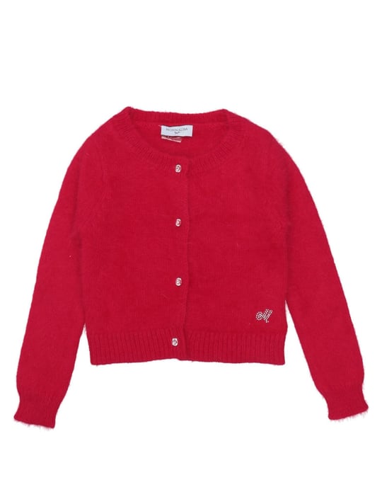KNITWEAR Monnalisa Red Girl Angora