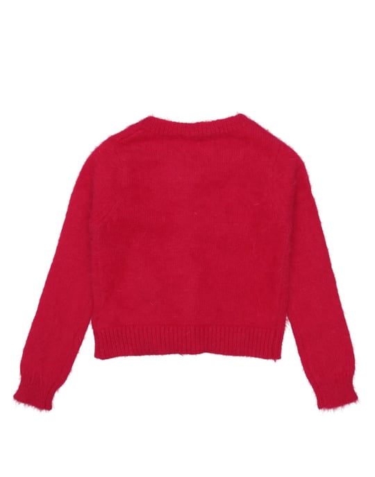 KNITWEAR Monnalisa Red Girl Angora