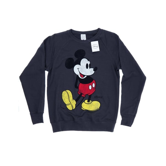 Disney Dames/Dames Mickey Mouse Classic Kick Sweatshirt (Donkere Heide) - Image 1