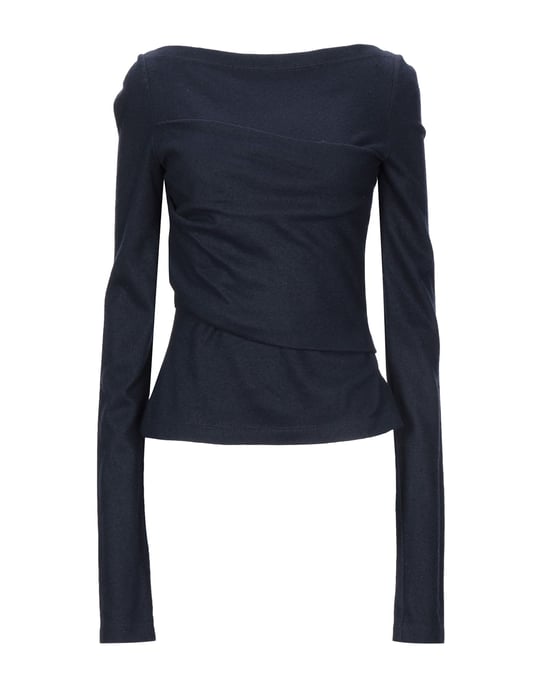 Cedric Charlier Dark Blue Wool Jumper