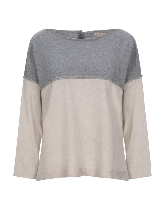 Altea Grey Virgin Wool Knit Jumper