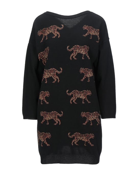 Kaos Jeans Black Lame Knit Jumper