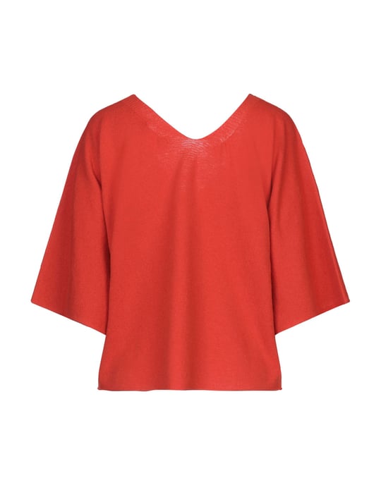 Vicolo Orange Lightweight Knit Jumper