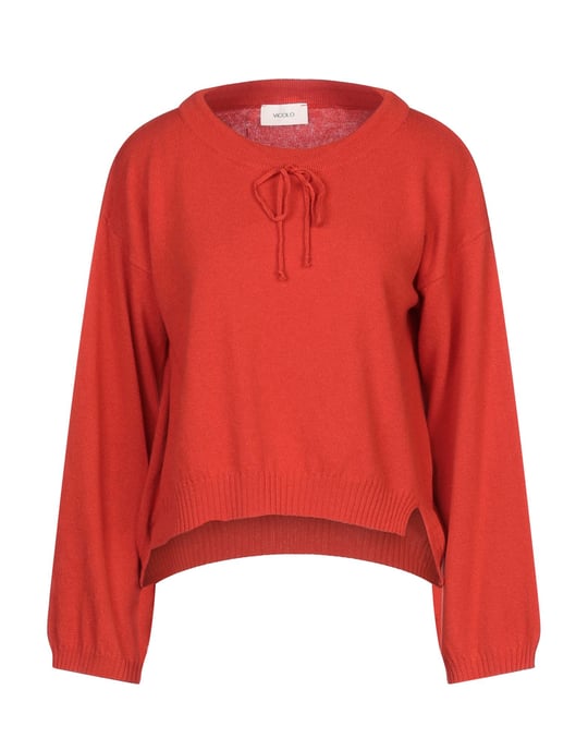 Vicolo Orange Lightweight Knit Jumper