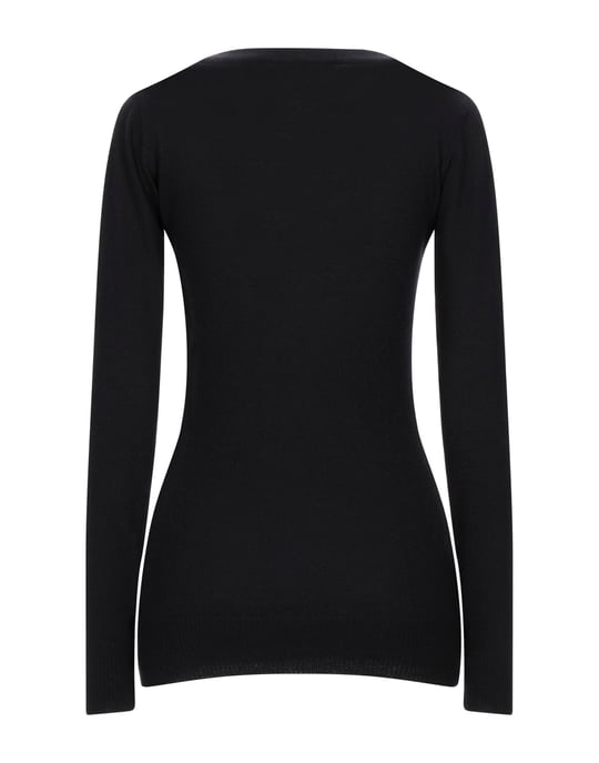 Liu Jo Black Cotton Knit Jumper