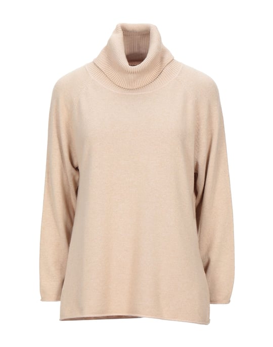 Messagerie Beige Medium Weight Knit Jumper