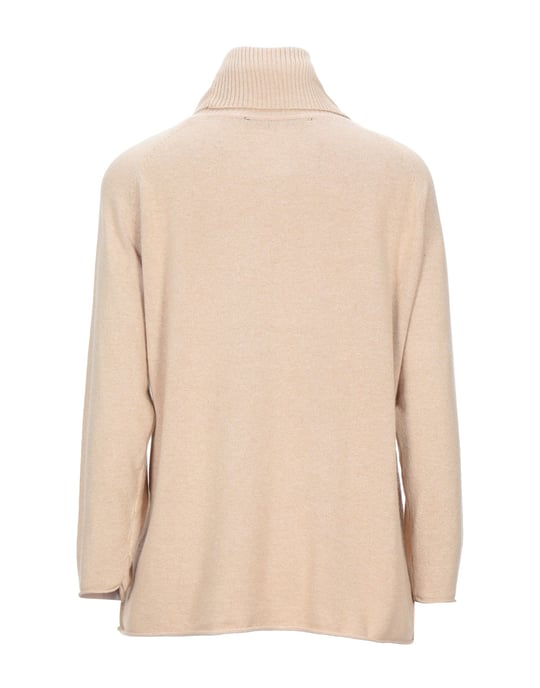 Messagerie Beige Medium Weight Knit Jumper