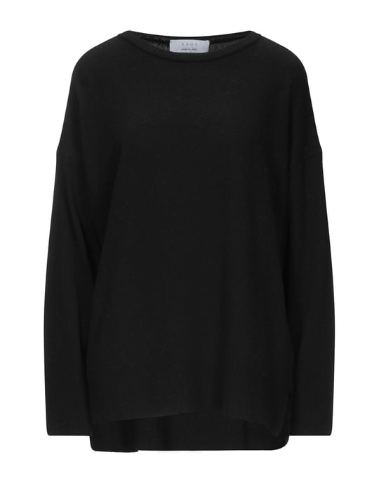Kaos Black Lightweight Knit Jumper