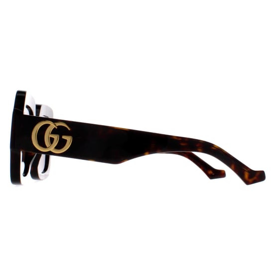 Gucci Square Womens Havana Brown GG1547S - Image 3
