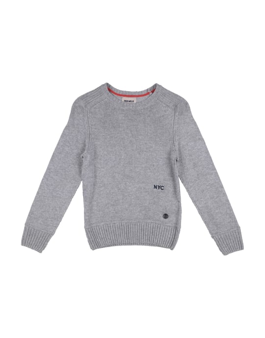 Fred Mello Boy Jumpers Grey Polybutylene
