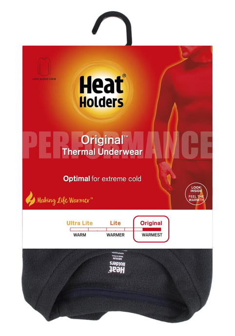 Heat Holders - Mens Long Sleeved Thermal Top | Fleece Lined | Base Layer - XX-Warm - Original - Image 2