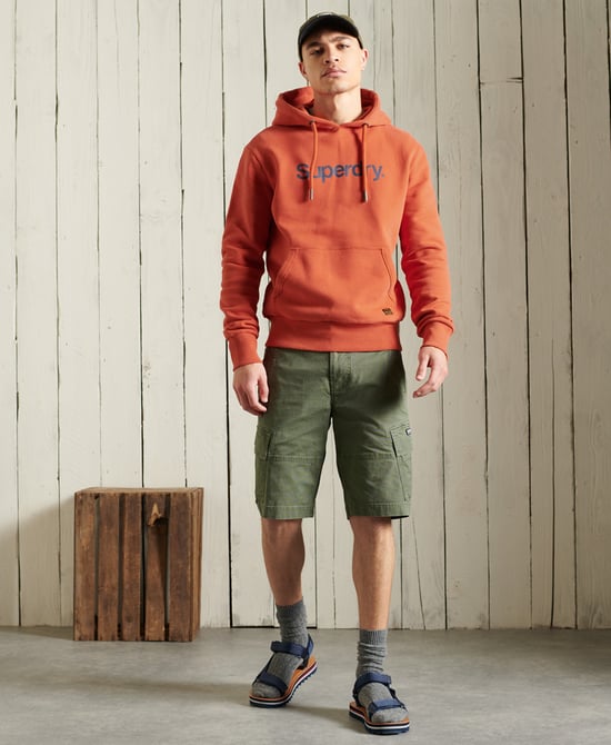 Superdry Core Logo Canvas Hoodie
