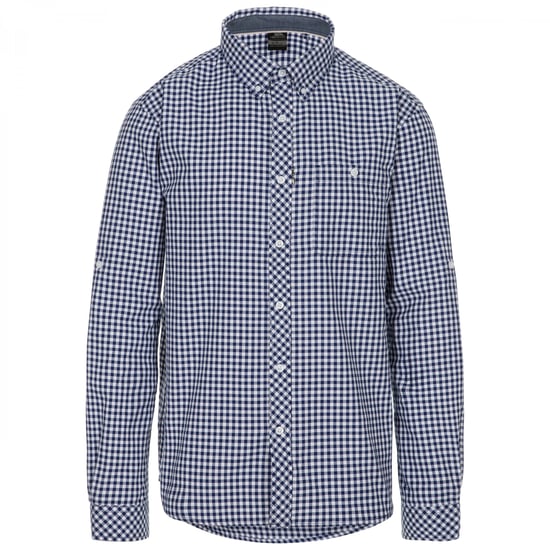 Trespass Mens Yafforth Cotton Shirt (Blue Check) - Image 1