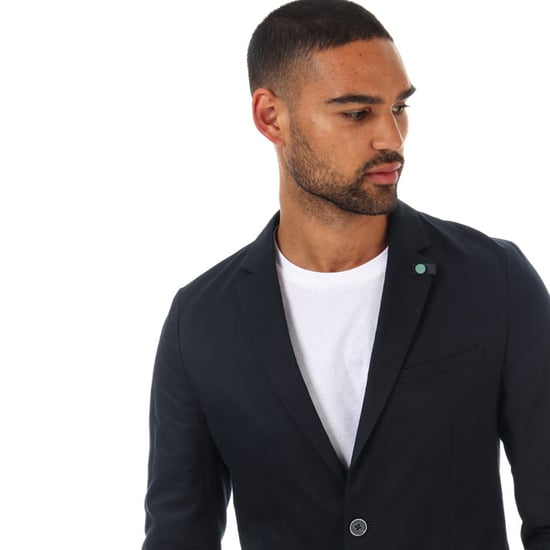Men's Ted Baker Cliford Piece Dyed Cotton Blazer in Navy