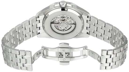 Bulova Classic Automatic herenhorloge Zilverkleurig 96A187 - Image 4