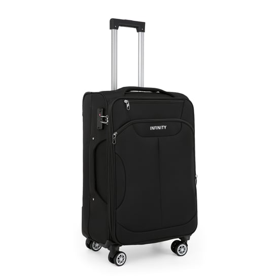 Soft Cabin Suitcase 36.5 x 23.5 x 58 cm Nylon 900D Suitable Integrated TSA Lock for Easyjet, Ryanair, Wizzair
