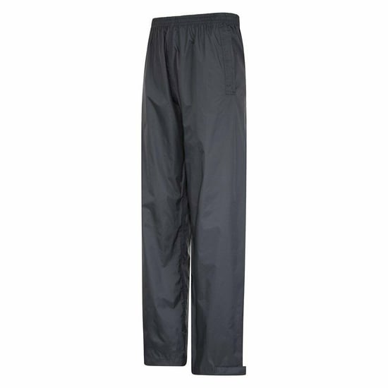 Mountain Warehouse Mens Downpour Waterproof Trousers (Black) - Image 3