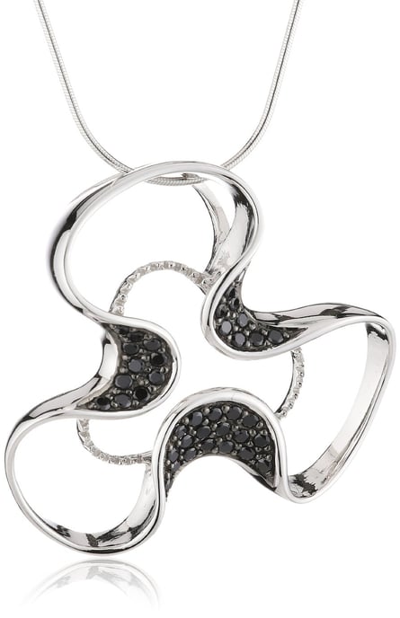 Orphelia Dames 925 Sterling Zilveren Ketting met Hanger - Zilver ZH-4673 - Image 1