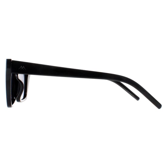Montana Cat Eye Womens Shiny Black Smoke Polarized MP64