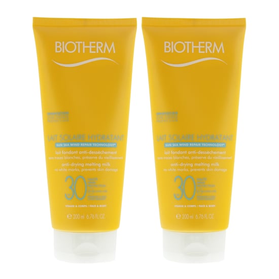 Biotherm Anti-Drying Melting Milk SPF 30 200ml Face & Body x 2