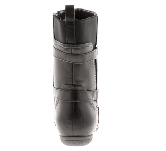 Platino Suki Womens Ankle Boots Black