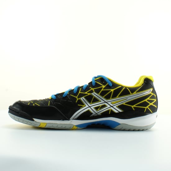 Asics Gel-Fireblast Womens Black Court Trainers - Image 4