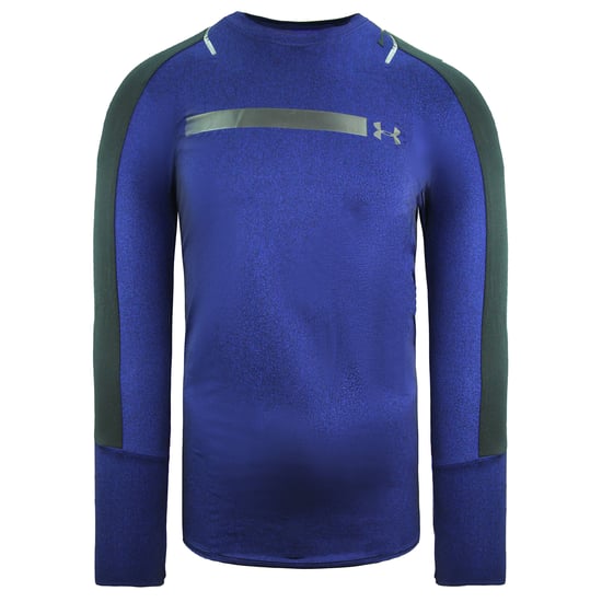 Under Armour HeatGear Fitted Top Long Sleeve Navy Mens Training Top 1306386 574