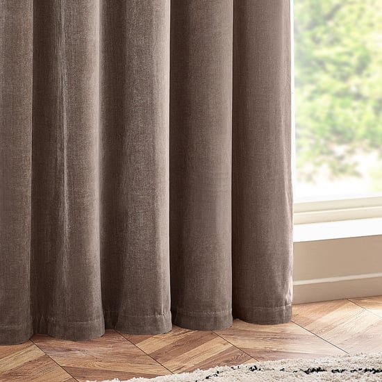 Yard Heavy Chenille Room Darkening Eyelet Curtains - Image 3