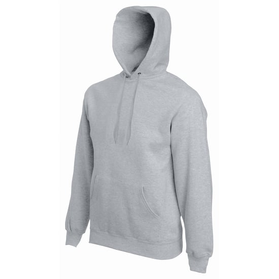 Fruit Of The Loom Heren Sweatshirt Met Capuchon / Hoodie (Heather Grijs) - Image 4
