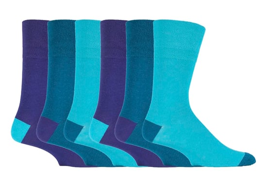 Gentle Grip - 6 Pairs Mens Gentle Grip Non Elastic Socks - MGG90 - Image 1