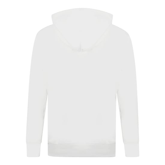 Cavalli Class Brand Logo White Hoodie - Image 2