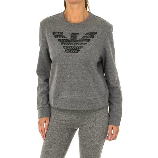 Women's long-sleeved round neck sweater 7V5M75-5J42Z