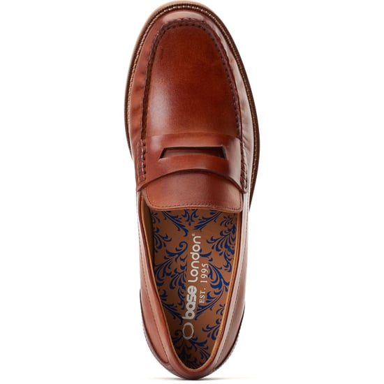 Base London Garfield Leren Herenpantoffels Burnt Tan - Image 4