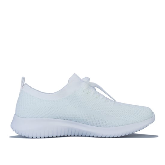 Women's Skechers Ultra Flex Sugar Bliss Trainers In White - Image 4