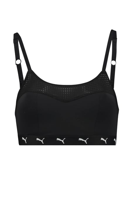 Puma niet-voorgevormde bh top zwart - Image 1