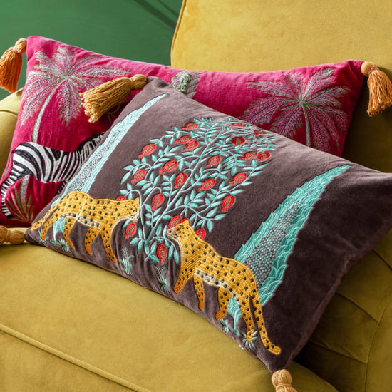 Wylder Kalahari Embroidered Velvet Cushion Cover - Image 5