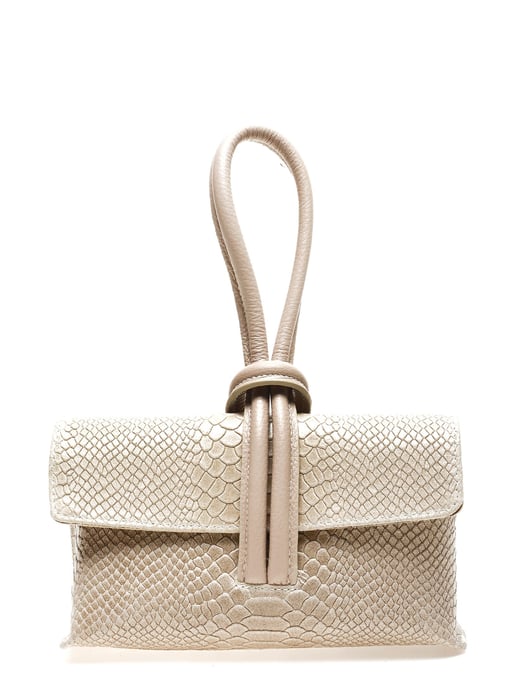 Renata Corsi SS22 RC 8118 Beige Leather Bag - Image 1
