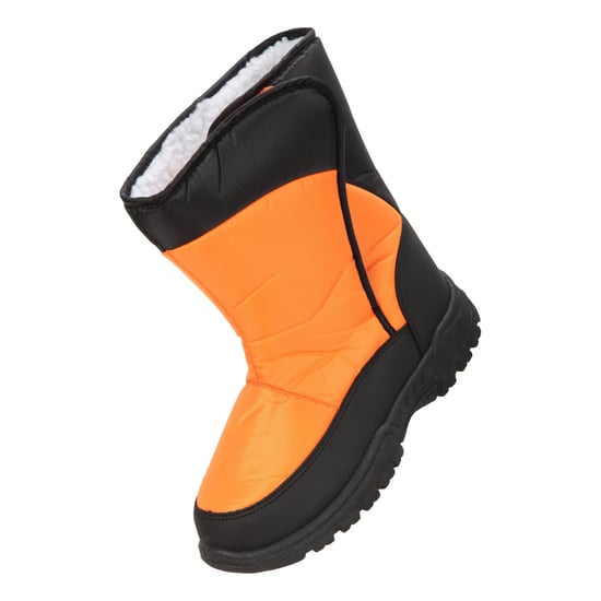 Mountain Warehouse Kinderen/Kinderen Caribou Adaptieve Gestreepte Snowboots (Oranje) - Image 4