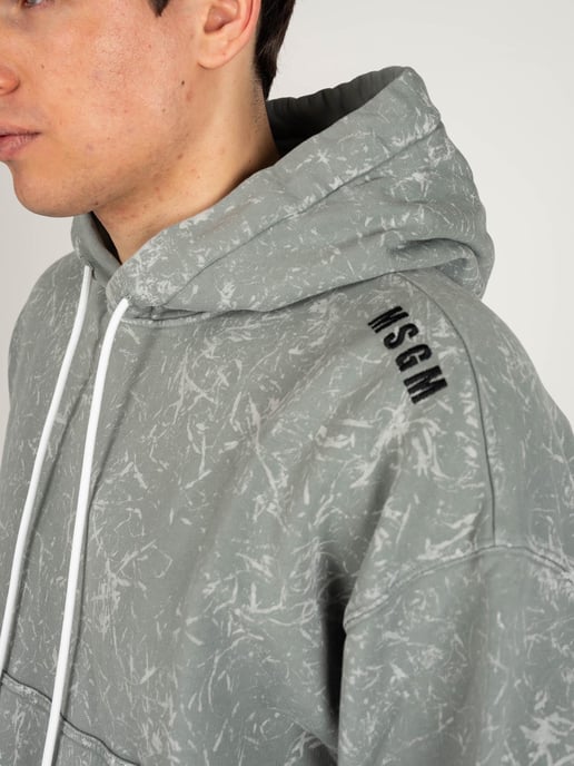 MSGM Sweatshirt Tie-Dye Men's Grey - Image 5