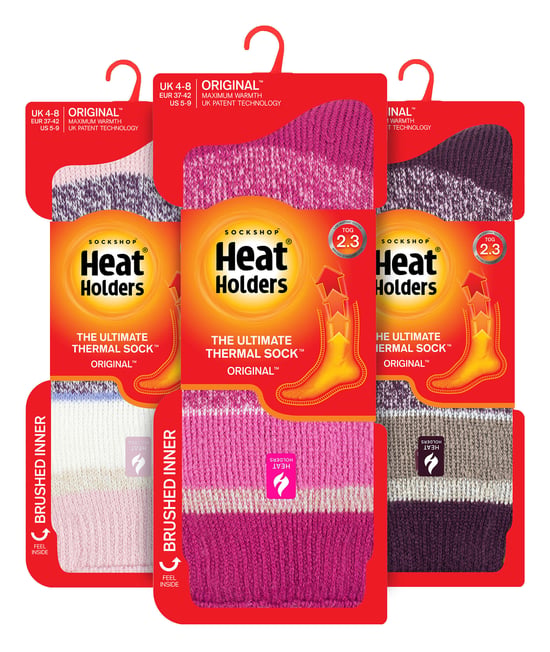 HEAT HOLDERS - 3-pack Multipack isolerade termosockor för damer för vintern - Sydney - Image 2
