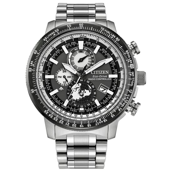 Citizen Promaster Geo Trekker Men's Silver Watch BY3006-53H - Image 1