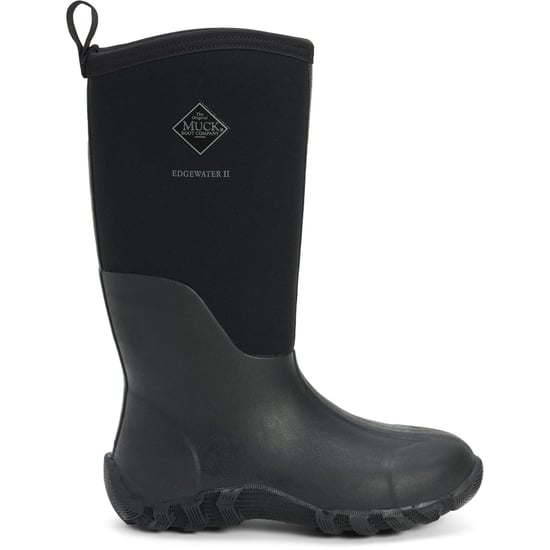 Muck Boots Edgewater II Rubber Black Wellington Boots - Image 5